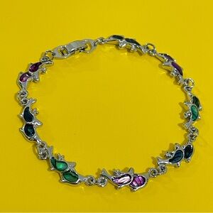 Coloured Dolphins Bracelet
